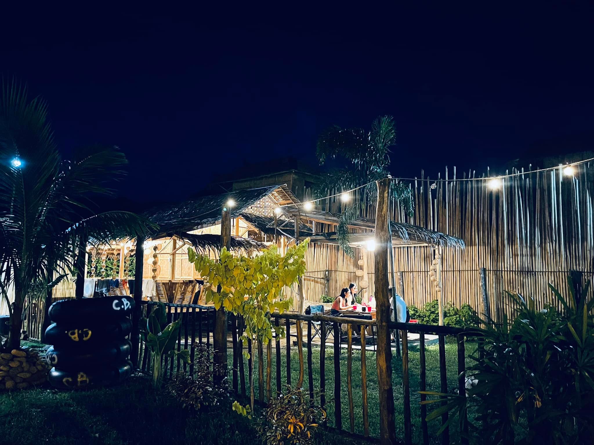 Lights inside at Camp Bughaw