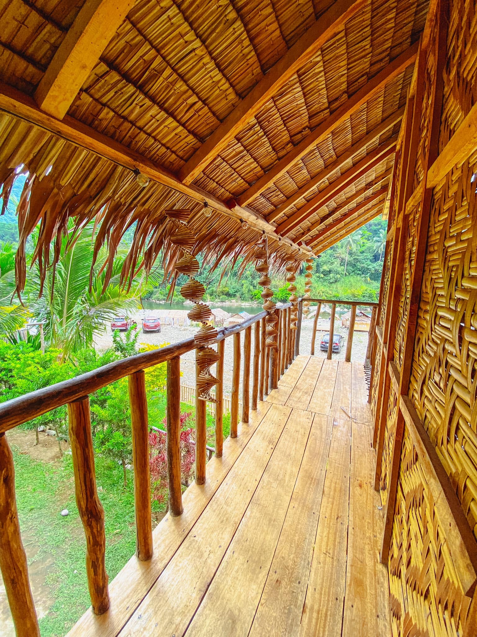 Raised deck at Camp Bughaw