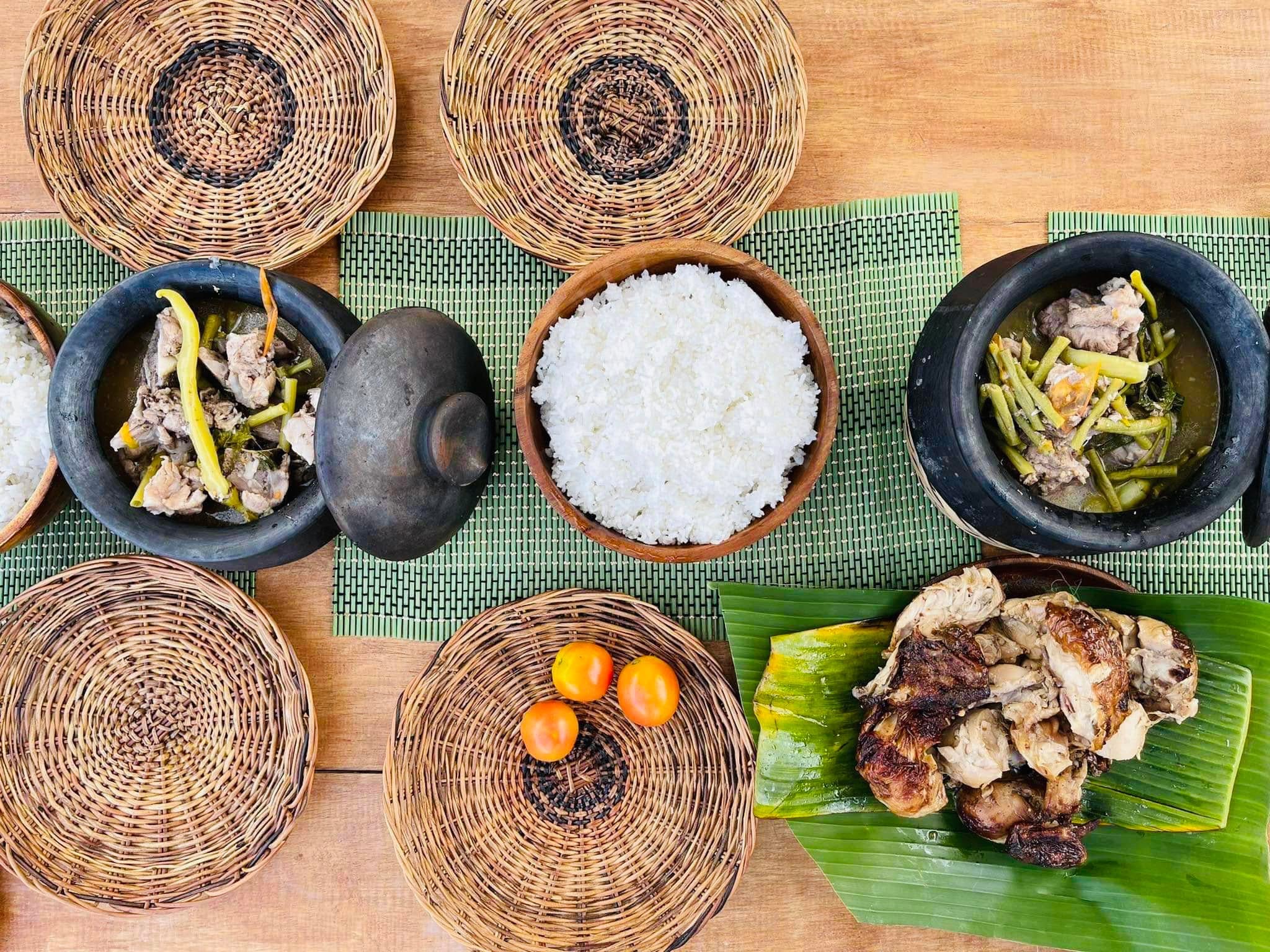 Long table at Camp Bughaw